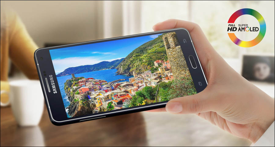 صفحه نمایش Samsung Galaxy A7